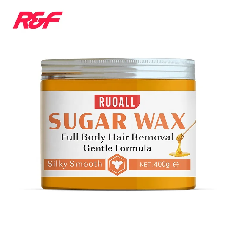 Ruoall Hair Removal Depilatory Wax Comes With Wax Paper and Wooden Sticks