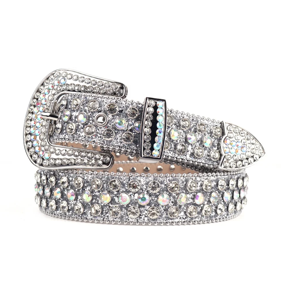 TENGMEI Argent Bling Bling Kid Diamond Belts Hot Sales Rhinestone Waist Belt For Children