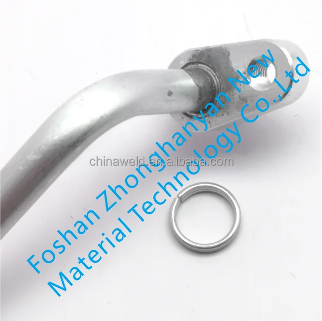 er4047 welding brazing o ring silicon round flux cored circle silver