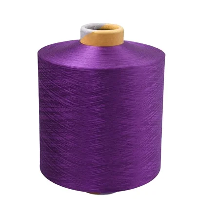 Polyester Filament DTY Yarn manufacture 450D/192F SD/FD Dope Dyed Yarn Customized Color