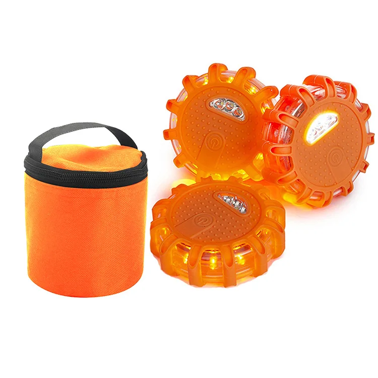 Multifunctional Red Beam LED Warning Light Indicator Lamp Night Riding Emergency Strobe Flash SOS Car Roadblock High Roadway