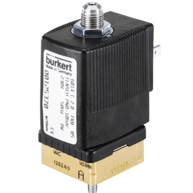 New and Original BUR-KER-T Direct Acting 3/2-way-solenoid Valve Type6014 00125370