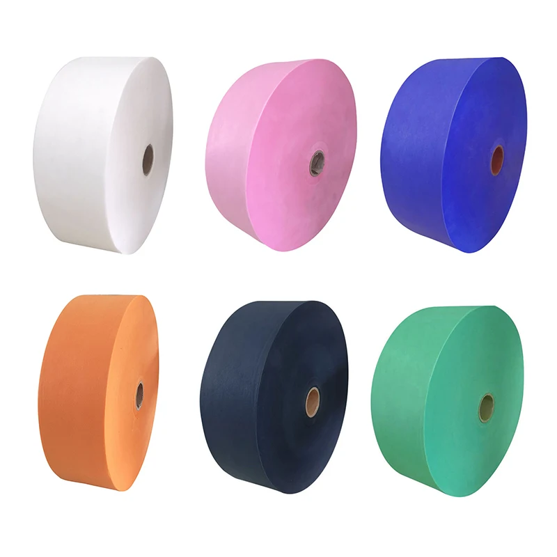 
High quality spunlace spunbond nonwoven disposable non-woven print non-woven roll 