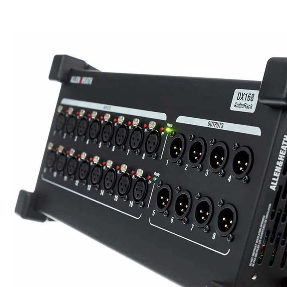 Allen & Heath DX168 Audio Rack Stage Box 16-in / 8-out SQ Series Digital Mixer Pa Systems Portable Expander