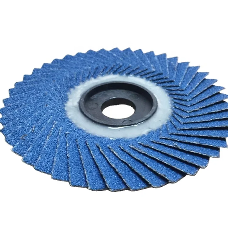 Wholesale flapdisc 125*22.2mm European Zirconia flap disc durable Polishing Wheel Abrasive Glass