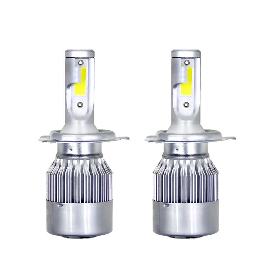 
Factory Super Bright 12000lm 3800LM COB 36W 72W C r e e Bombillo Kit Mini Lights H3 H7 9005 9006 H1 H4 led Headlight C6 