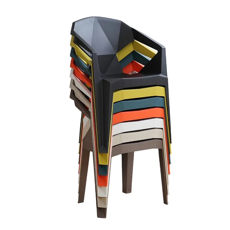 Удобный современный уличный Штабелируемый Пластиковый обеденный стул shengfang по лучшей цене