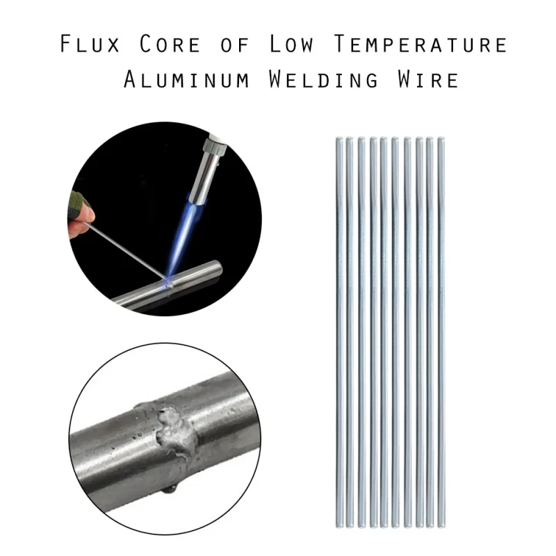 
50pcs/lot Low Temperature Aluminum Welding Wire 2mm Household Aluminum Welding Rods Repair Rods Aluminum Welding Rod 