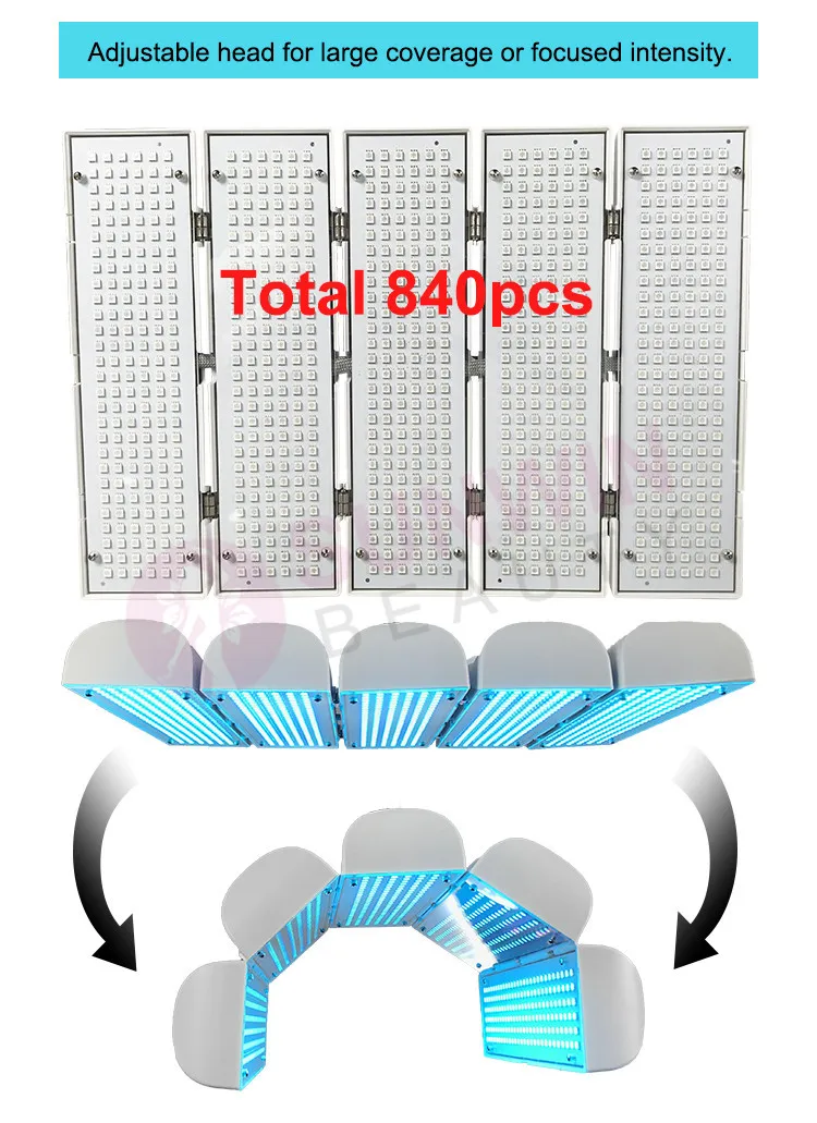 Red Blue Yellow Green Orange Purple Pdt Led Light Therapy 7 Colors Skin Rejuvenation Red Light Therapy Led Pdt Machine For Sale