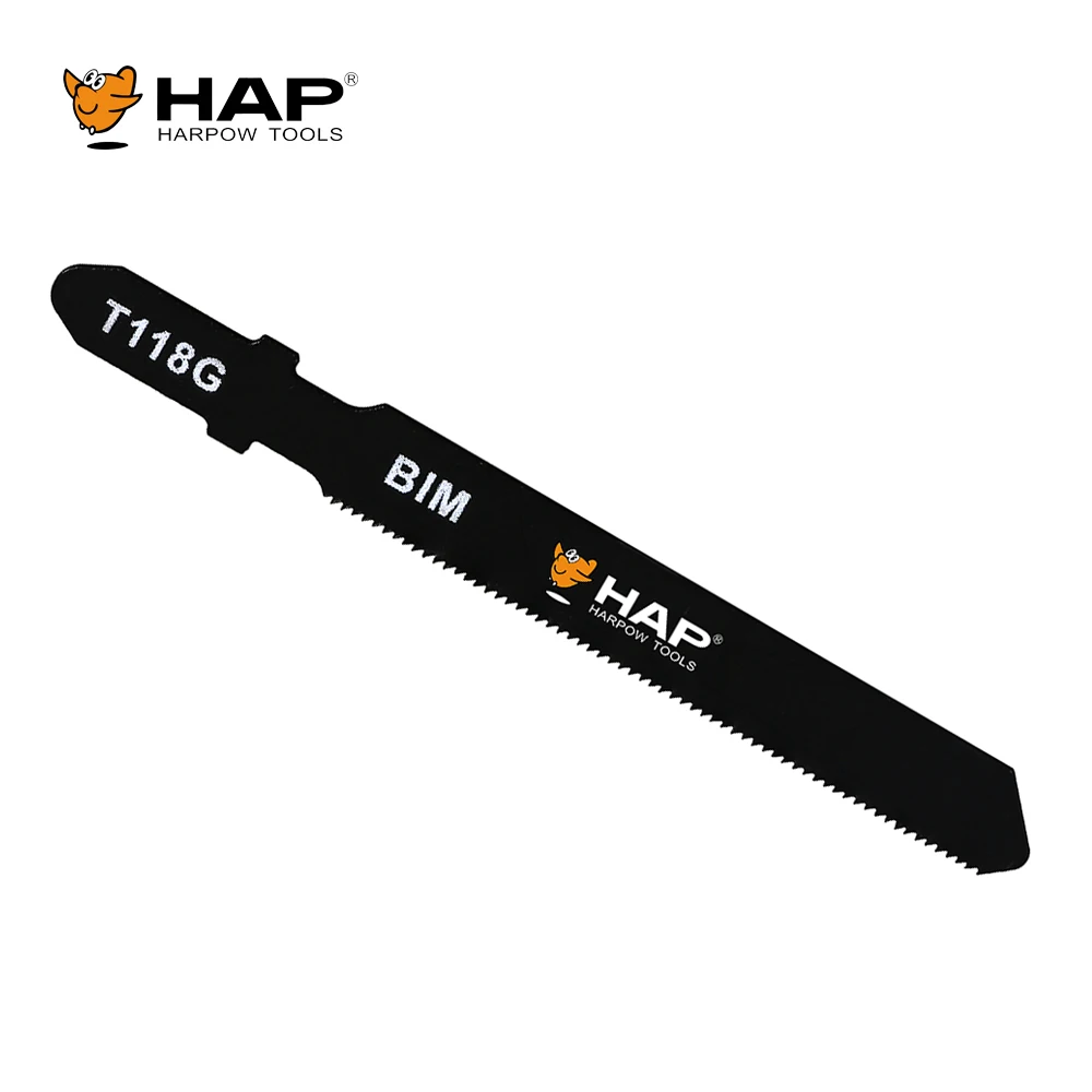 T118G Straight Cuts Sheet Metal Cutting Blade HSS 50mm 32TPI Jig Saw Blade Basic For Metal
