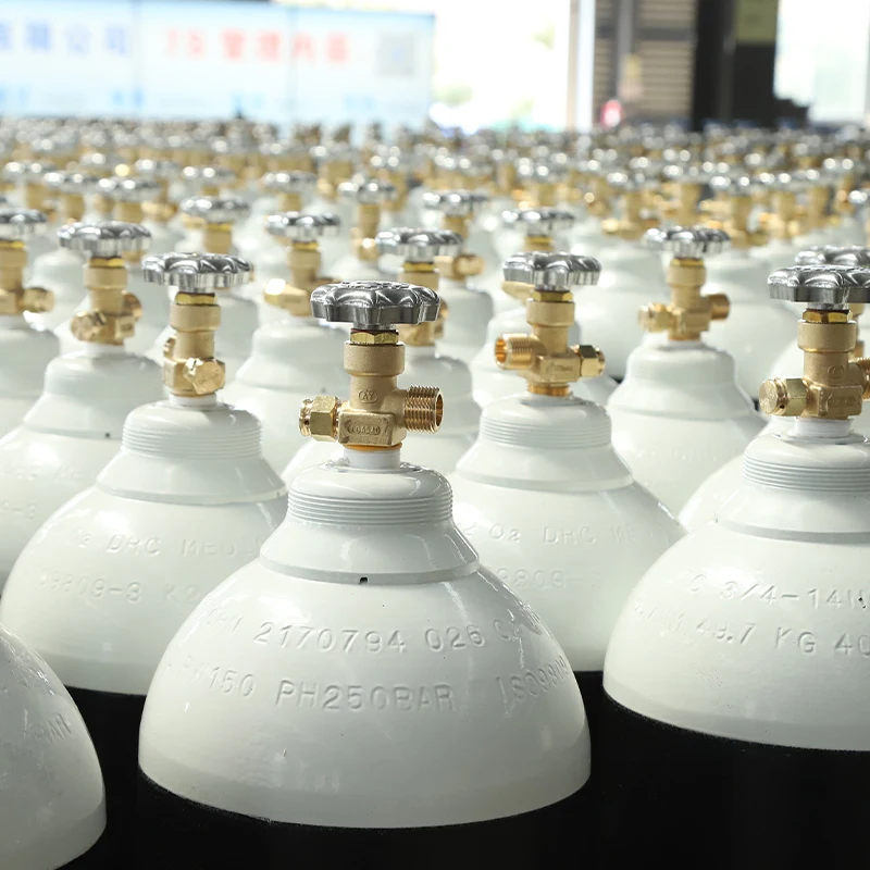 40L /50L Medical Steel Portable Empty Oxygen Cylinder Oxygen Bottle Cylinder For Sale