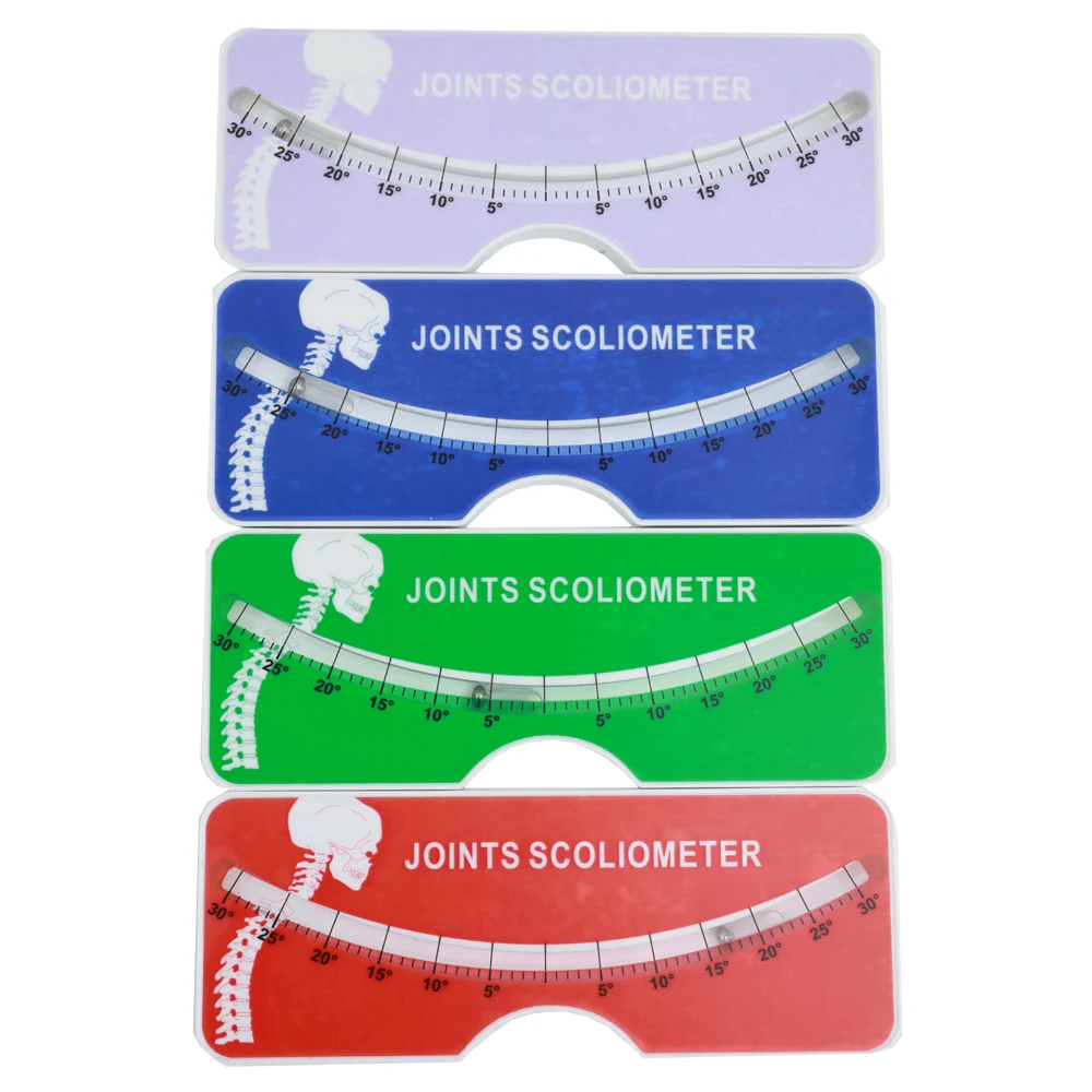 Профессиональный измеритель сколиоза, металлический шаровой уровень, инструмент для измерения сколиоза позвоночника для больницы, 30 тестовый диапазон, горизонтальный
