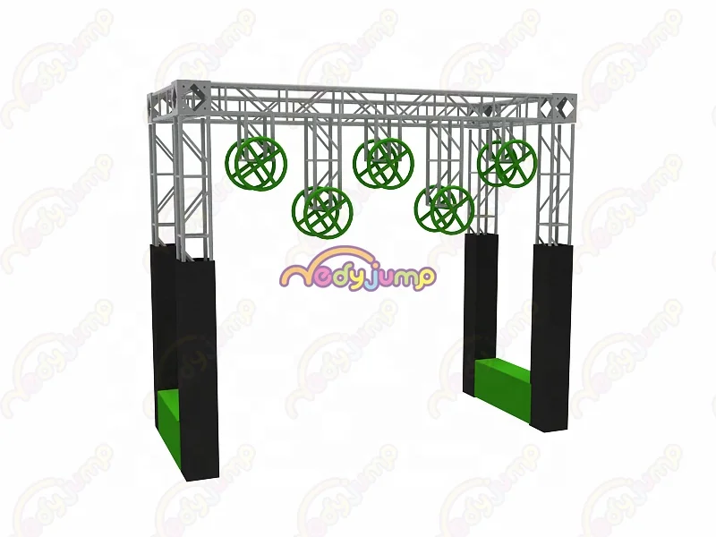 
Children Playhouses Commercial Kids Playground Ninja Courses Park Trampolines Indoor 