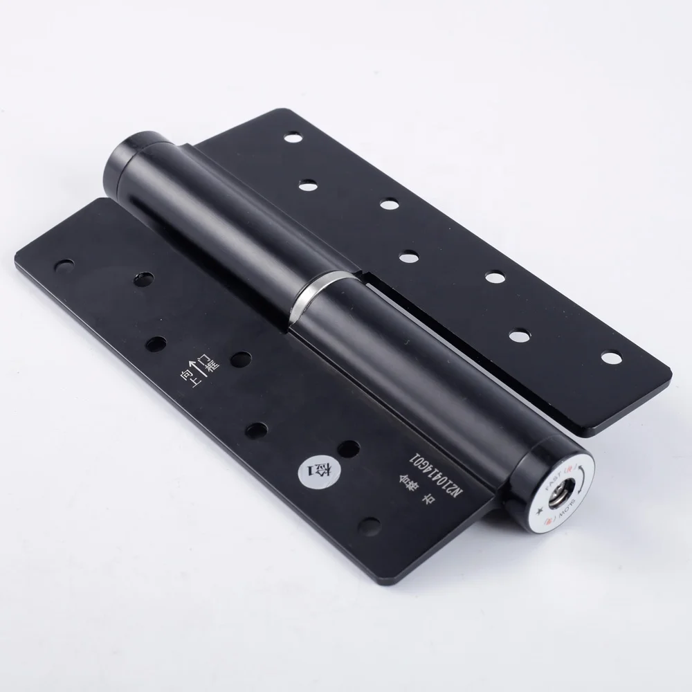 Hydraulic automatic door closing rebound offset shaft 5 inch 6 spring buffer damping door closer hinge