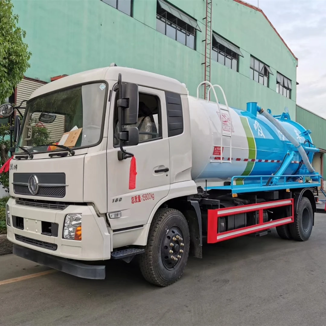Dongfeng  4X2 Suction Sewage Sewer tanker Water Tank  Suction Cleaning Trucks