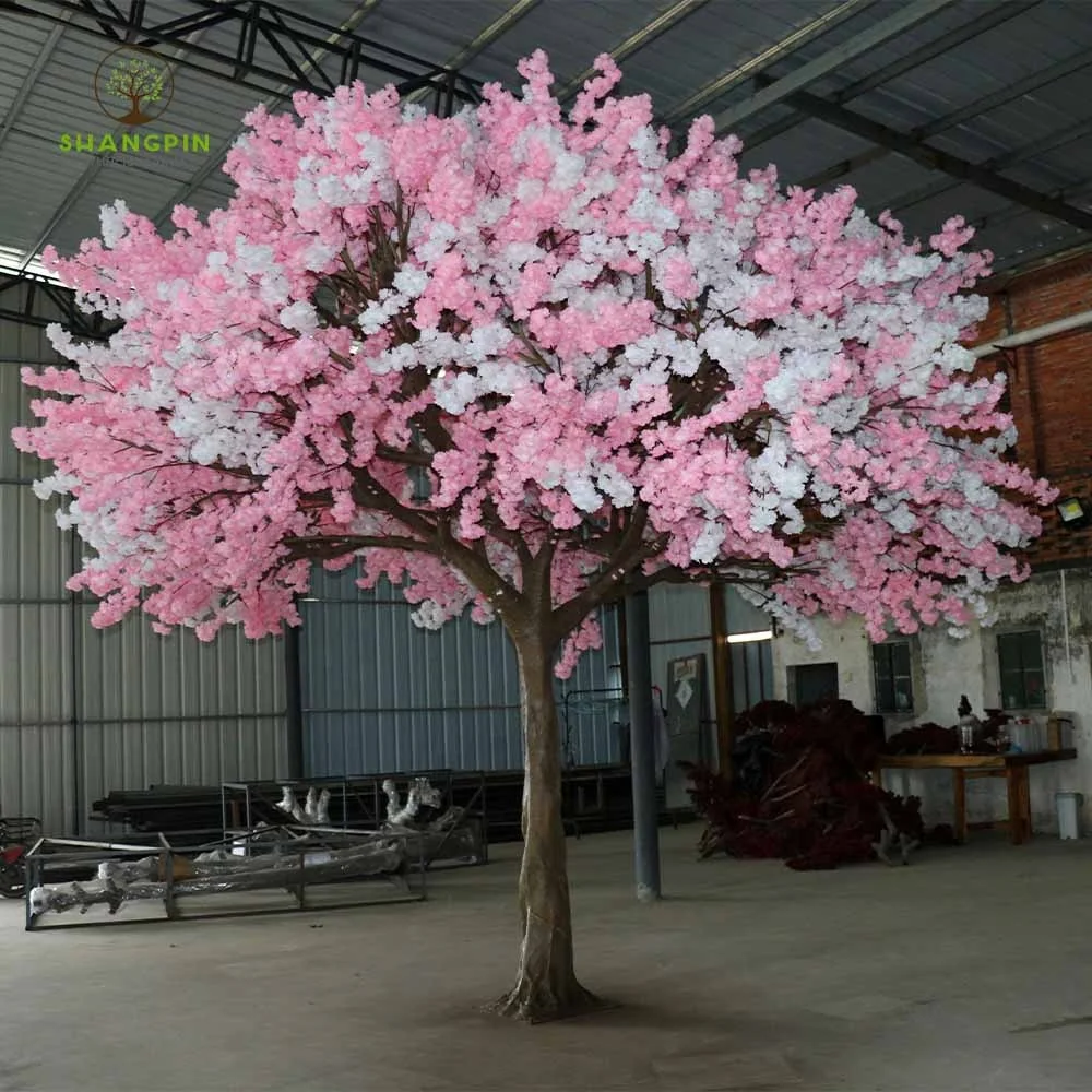 Customized Large Artificial Tree Outdoor Garden Decoration Big Tree Wedding Decoration Cherry Blossom Tree