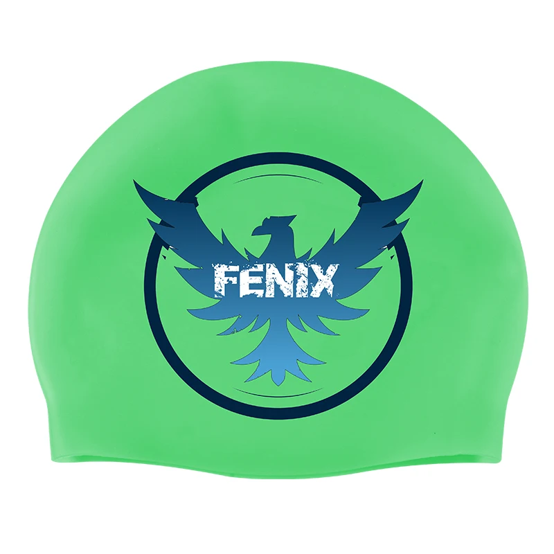wholesale seamless silicone swim cap national caps with manufacturer price