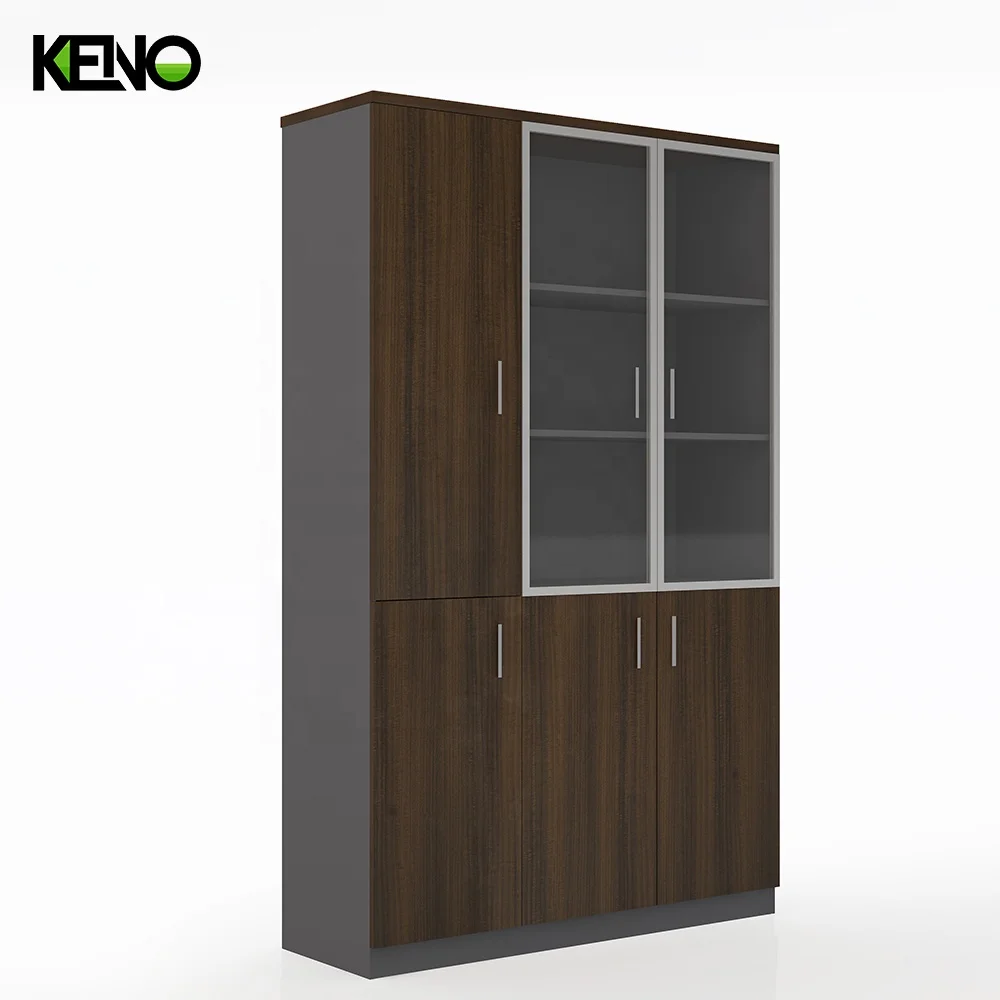 Custom Wood Small Vertical Office Storage Filing Cabinets Wholesale Commercial Furniture with Side Cabinet for Office Home Use