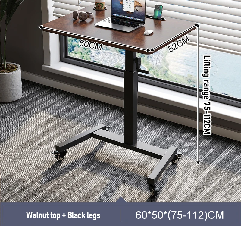 hot sell Modern adjustable multi-function office desk with USB elevator Home laptop desk Standing workstation Speech