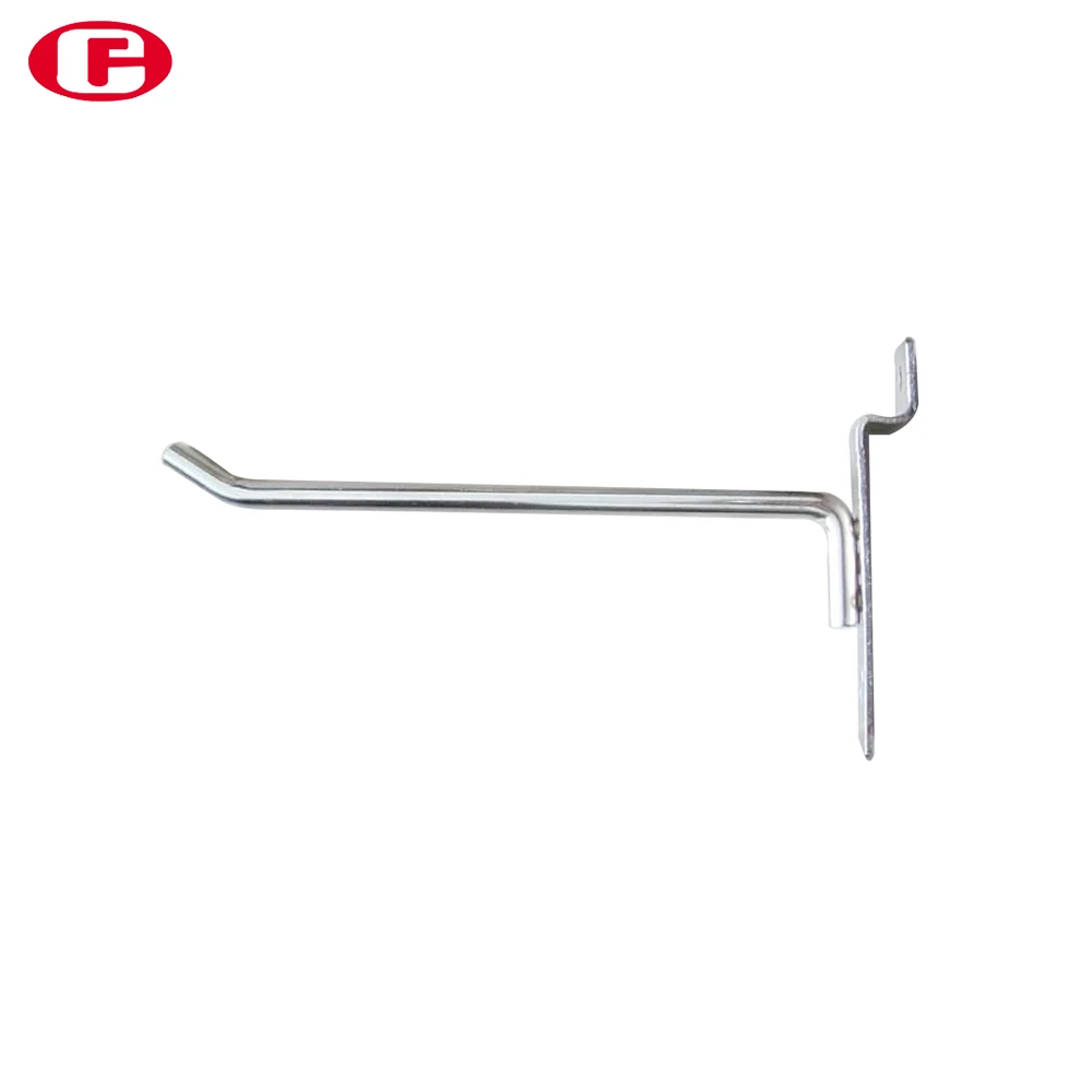 Metal slatwall single wire display hook hanging goods
