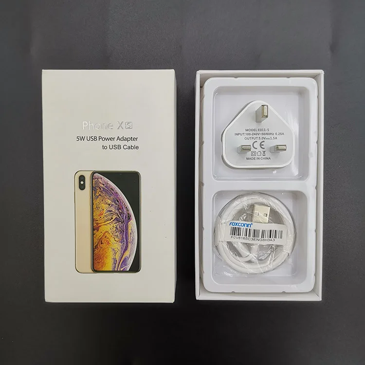 Адаптер питания A1399 5 Вт USB для i7 2 в 1, USB-кабель передачи данных, чип E75 C48, 3-контактный, британская спецификация, дорожный адаптер