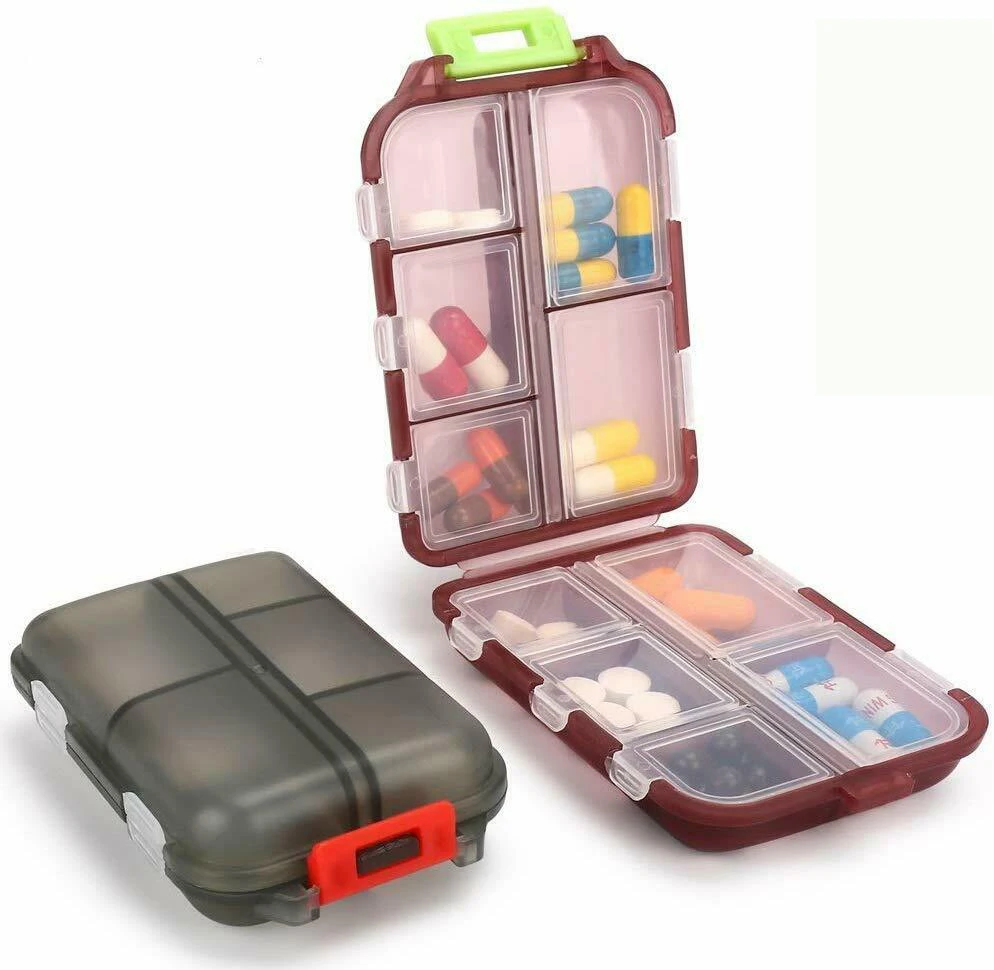 Sell Well Colorful 10 Compartments Pill Organizer 7 Day Stock Pill Box