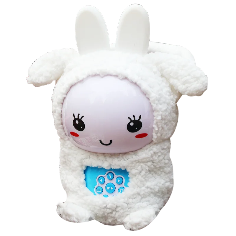 2021 Hot Sales 100% Soft Electric Story Machine Carry Cartoon Kids Toys Plush Bags for Child