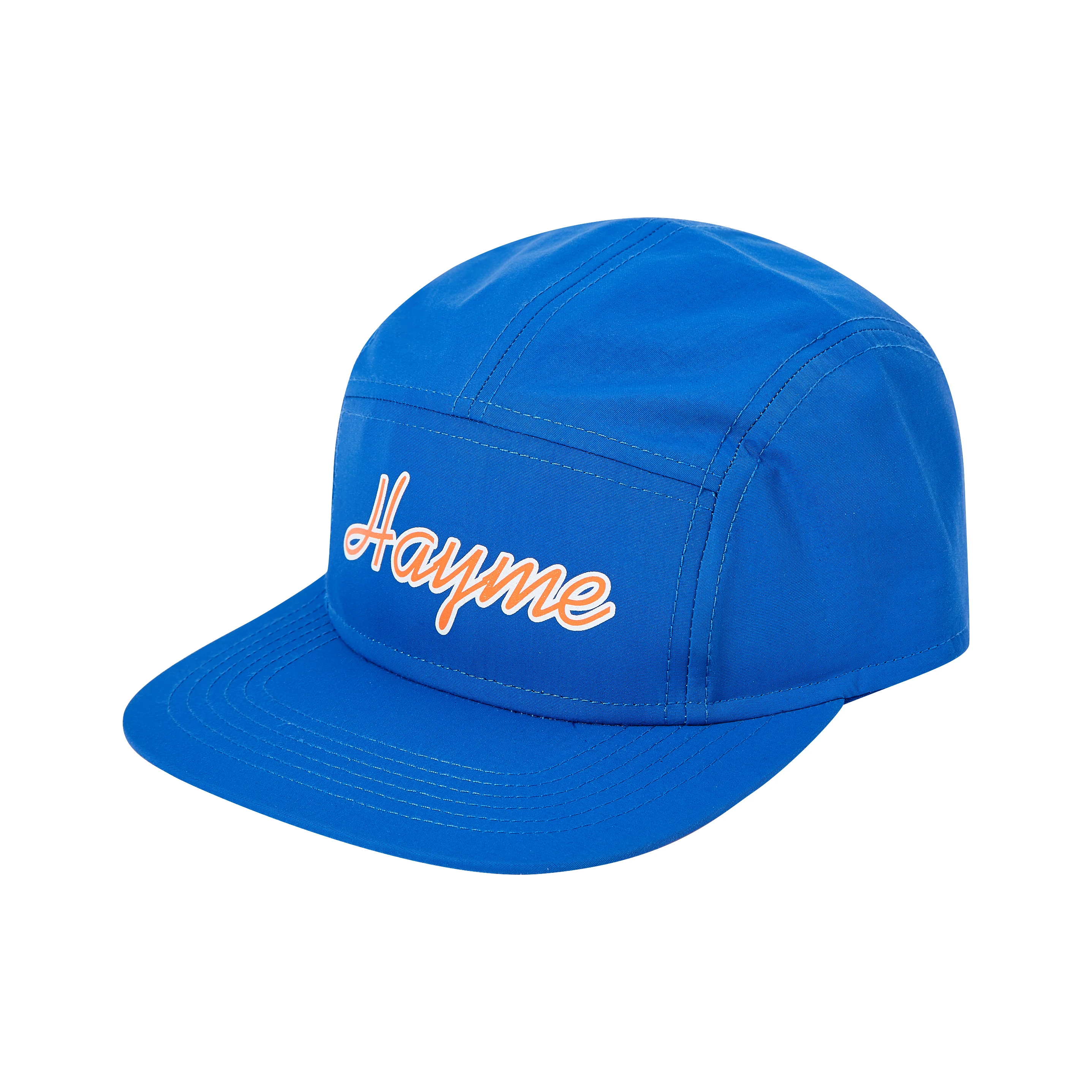 Custom Printed 5 Panel Hat Nylon Fitted Hats Plain Summer Unstructured Men Nylon Cap