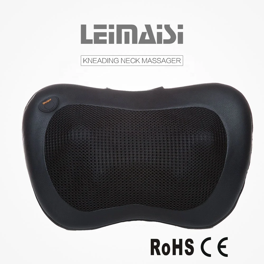 Hot Sale Portable Wireless Car Home Magic Shiatsu Travel Massage Pillow