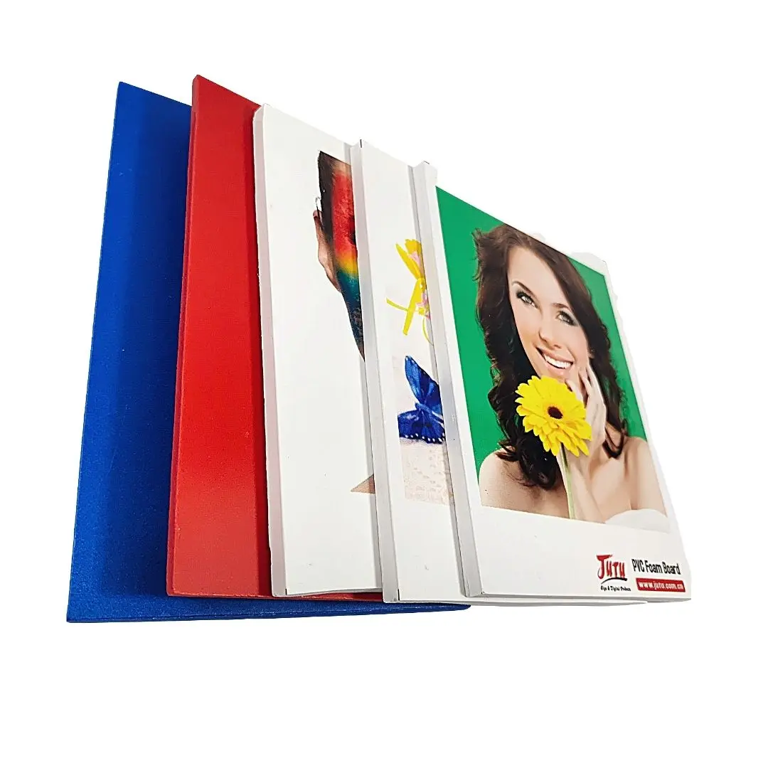 JUTU high density white PVC foam sheet white 5mm expanded PVC celuka sheet for sell