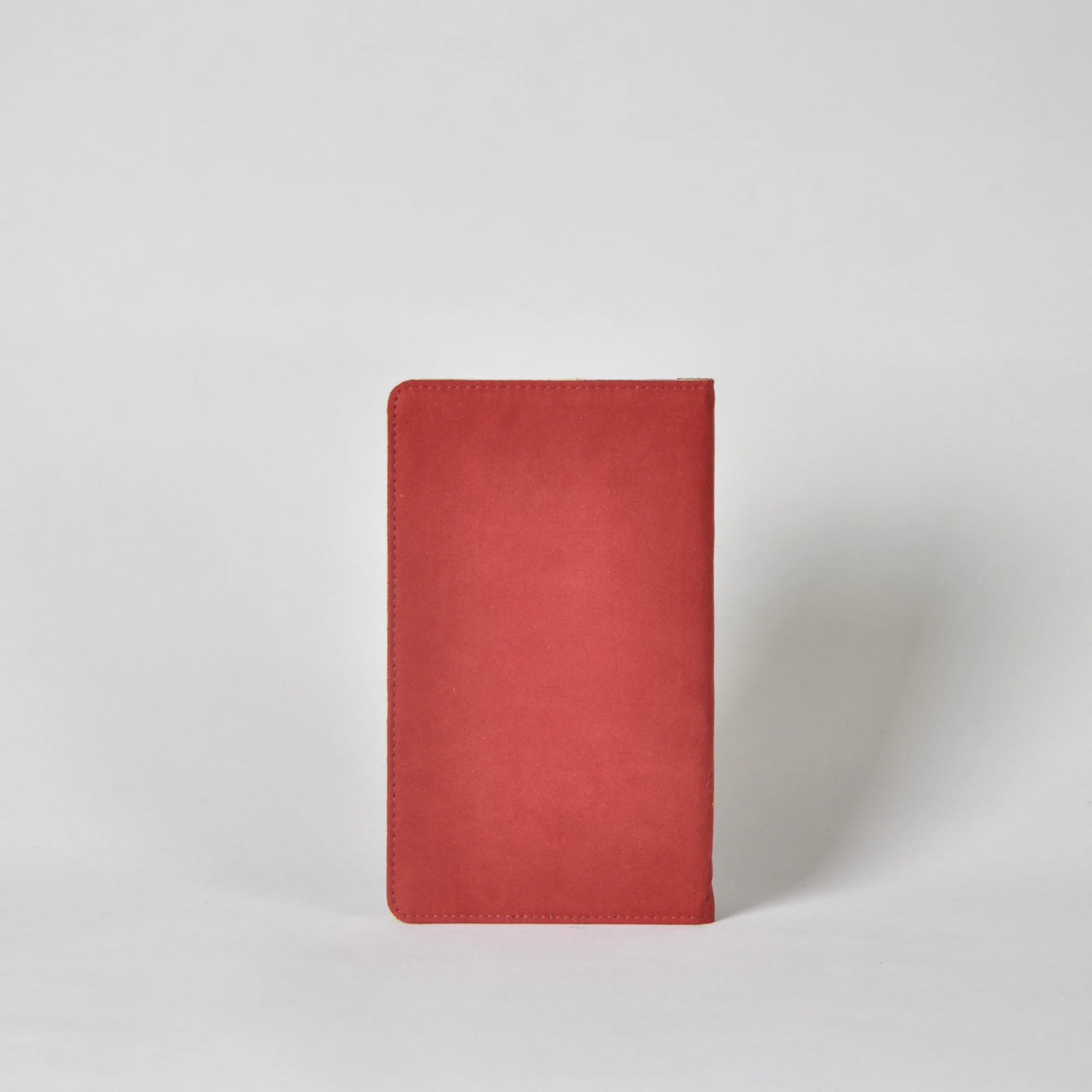 Customized Notebook PU Leather Cover Book Notebook Cover with Phone Mobile Pocket and Pen Slot