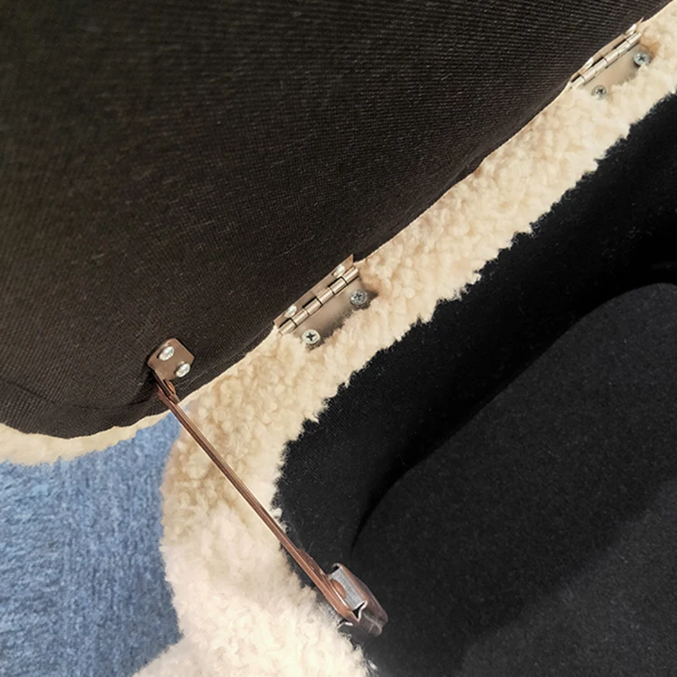 RTS 2021wholesale ottoman Indoor lambs wool Kids Storage Child Stool Cute Animal Stool Ottoman