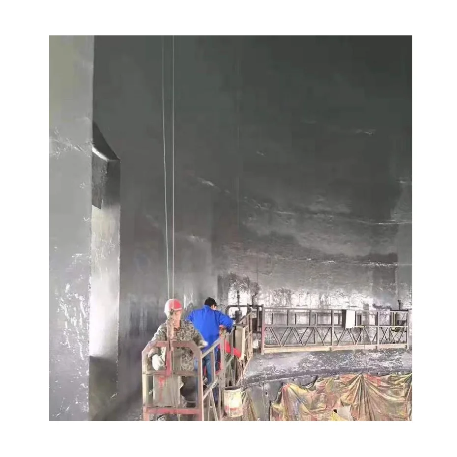 Two component hybrid spray polyurea for anti-corrosion of granulation tower