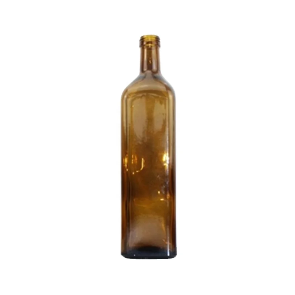 Wholesale 1000ml 750ml 500ml Gin Whisky Vodka Spirit Glass Bottle for Liquor with Cork