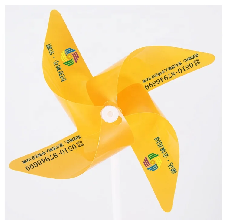 Wholesale Custom  Promotional  plastic Colorful Outdoor Garden Plastic Windmill