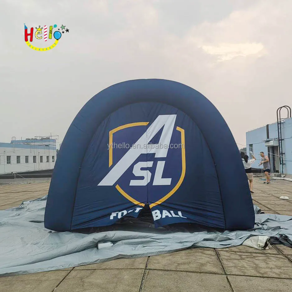 Sports Team Inflatable Football Sport Entrance Advertising Inflatable Straight Barrel Tunnel For Sale