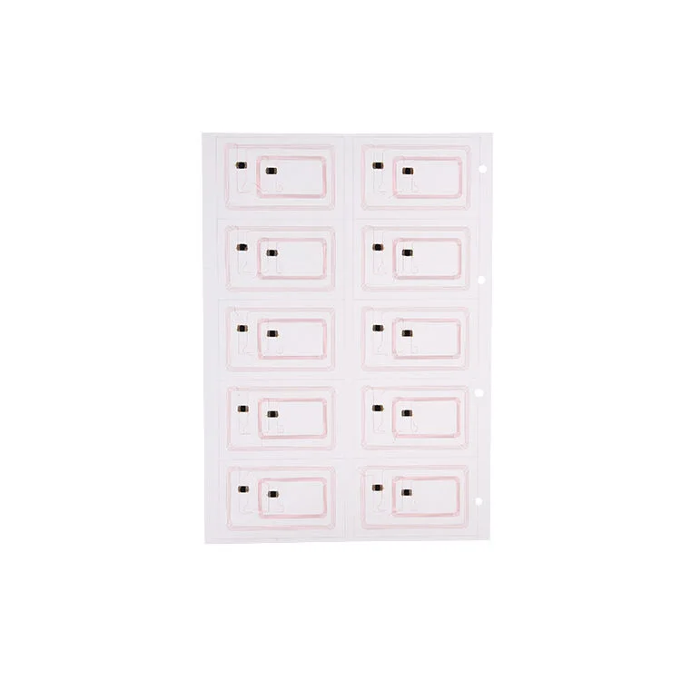 New design Dual Frequency Inlay Prelam Sheet 125KHz+13.56MHz for RFID Chip Smart Card