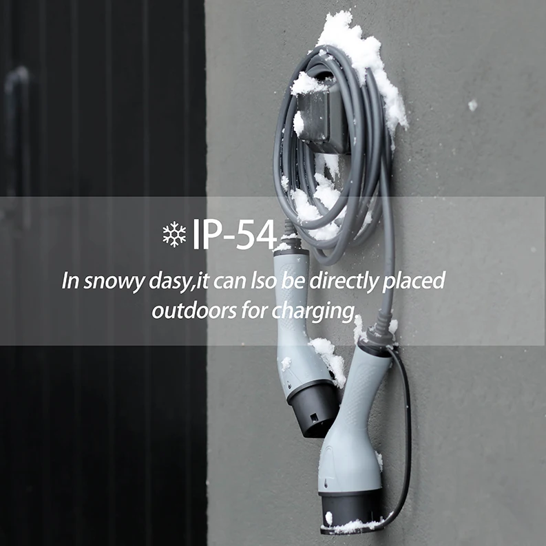 16A Mode 3 Type 2 To Type 2 Electric Vehicle EV Charging Cable Cord for Type 2 Charge Points