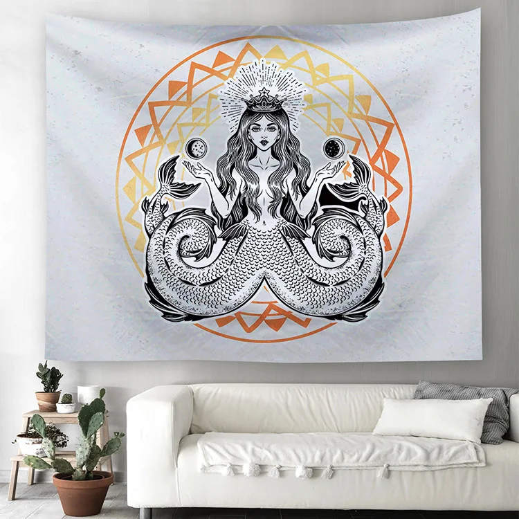 Indian Fatima Hamsa Hand Tapestry Hippie Hippy Wall Hanging Psychedelic Religious Tapestries
