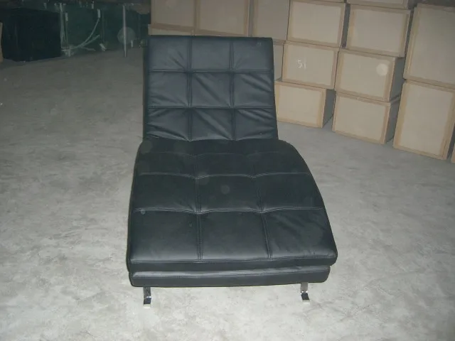 Lazy Lounge Sofa Furniture Chair Design OEM Chaise Lounge Modern Luxury Living Room Customized Bonded Genuine Leather