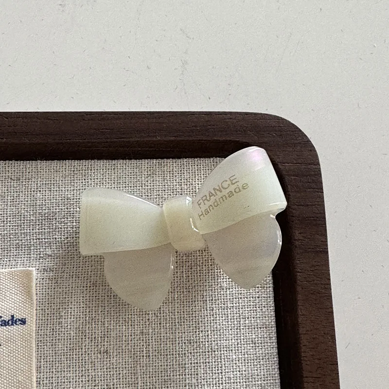 YANYE Gentle Milky White Jelly Color Acetic Acid Heart Bow Acrylic Resin Alligator Hair Accessories Hairpin Hair Clip For Women
