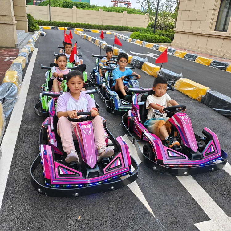 outdoor Playground Parent-child Bumper  cars children karting car amusement park electric cars for kids