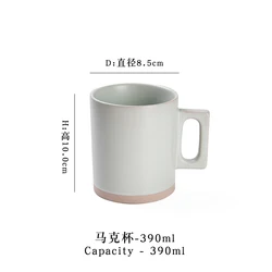 Wholesale Matte Cyan Korean Style Tableware Set Hand Painted Plate Mug Porcelain Peru Ceramic Dinnerware Sets