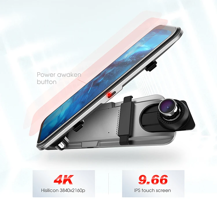 Горячая Распродажа! Зеркало Dvr для автомобиля Ultra Hd 4K Ips экран
