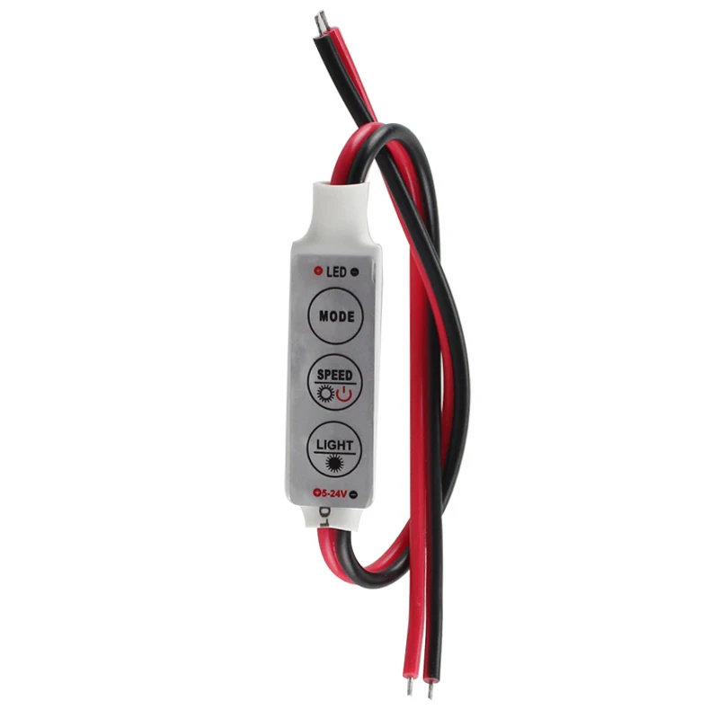 WS2812B WS2811 контроллер USB Mini 3 клавиши 4 ключа для пикселей) Светодиодная лента с usb-питанием WS2812 светодиодная осветительная полоса Power Bank ТВ DC5V-24V