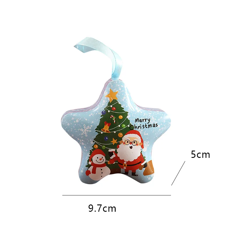 Christmas Series Tin Box Chocolate Candy Can Cookies Christmas