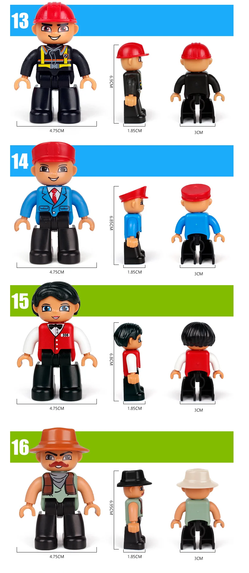 Mini Action Figures building block doll block figure toys