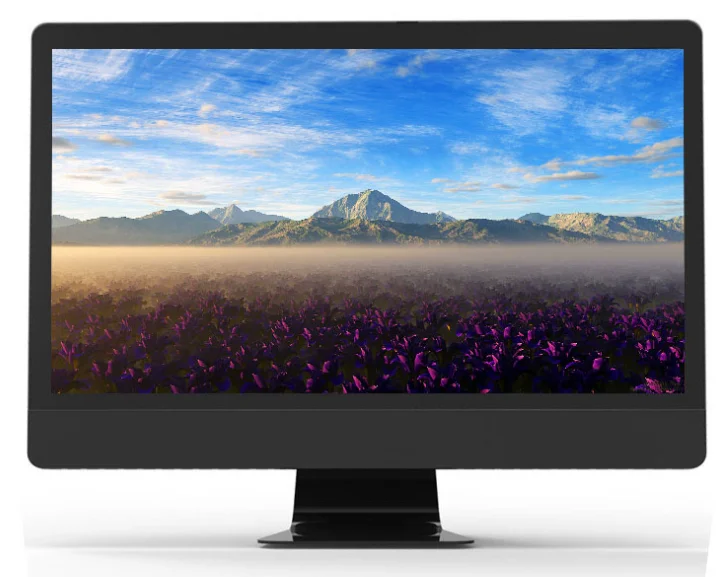 J 19-27inch desktop computer all in one PC computer laptop for Work game  bussiness