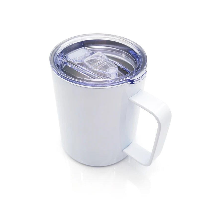 12 oz sublimation straight  stainless wine tumbler custom logo coffee mugs wholesale steel cup with lid