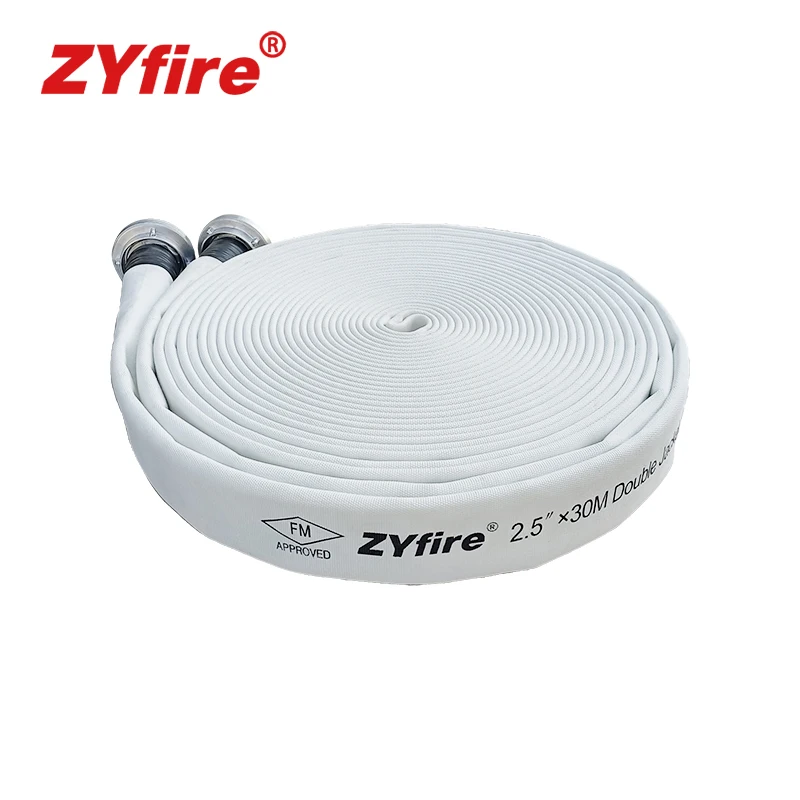 ZYfire Double Jacket Canvas EPDM Lined Fire Fighting Hose